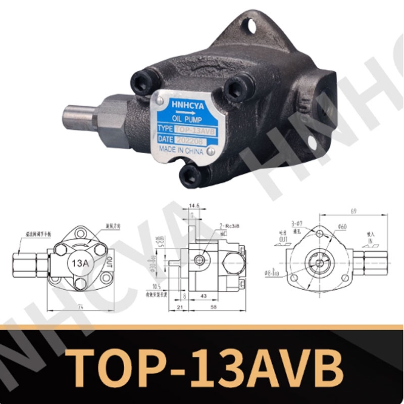 Bơm thủy lực TOP-10A/11A/12A/13A cho máy công nghiệp