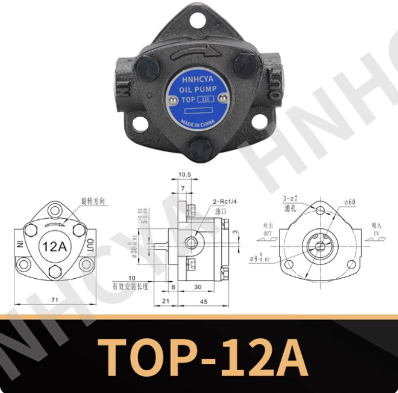 Bơm thủy lực TOP-10A/11A/12A/13A cho máy công nghiệp