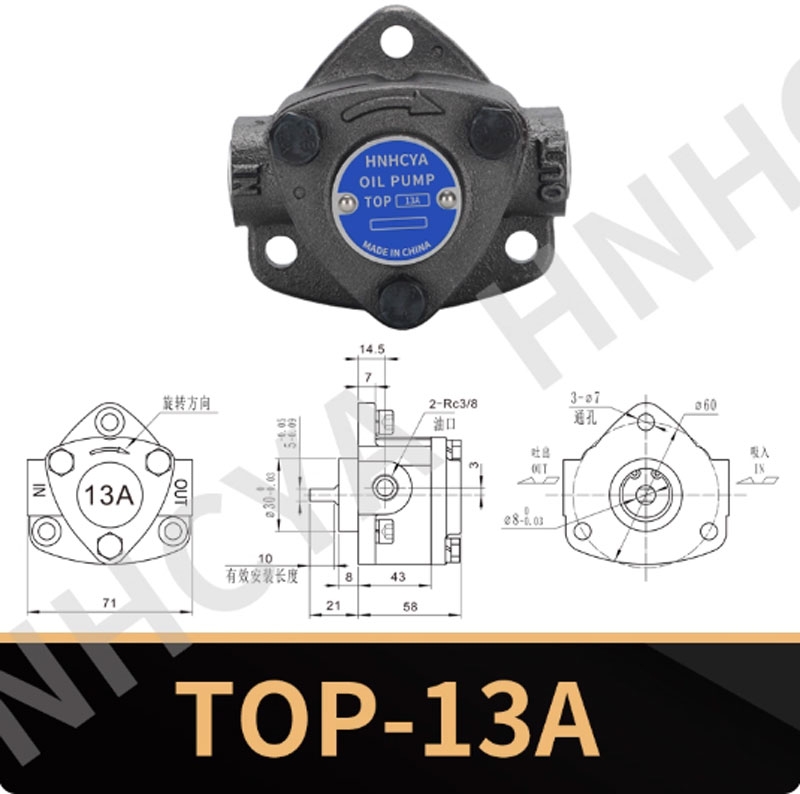 Bơm thủy lực TOP-10A/11A/12A/13A cho máy công nghiệp