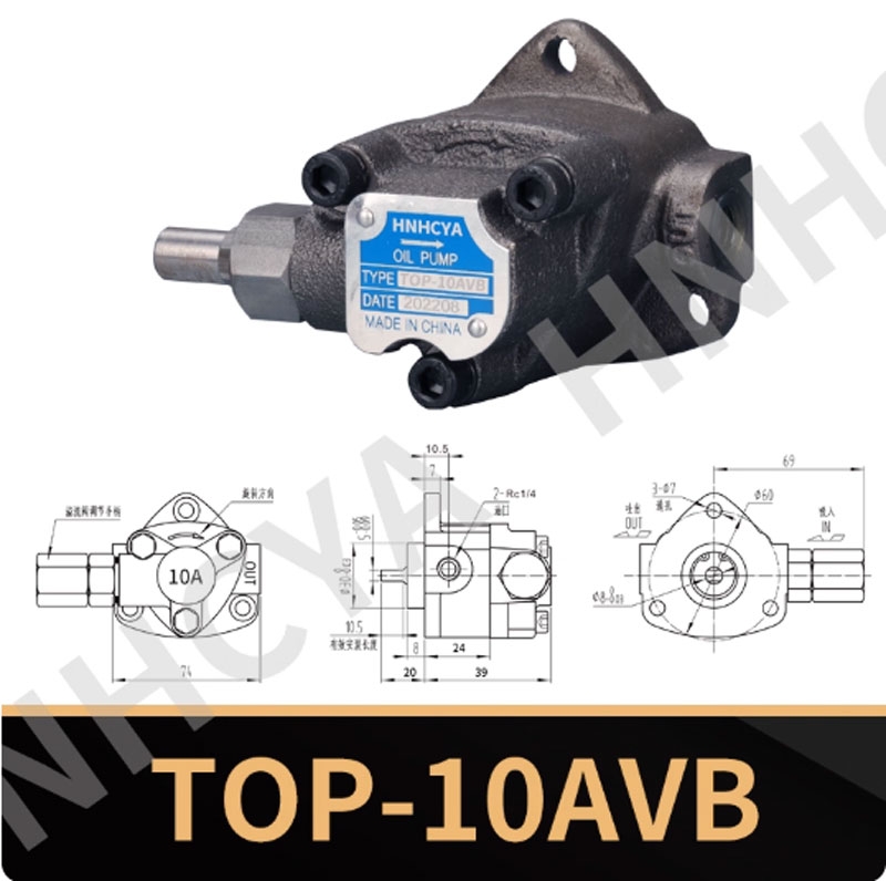 Bơm thủy lực TOP-10A/11A/12A/13A cho máy công nghiệp