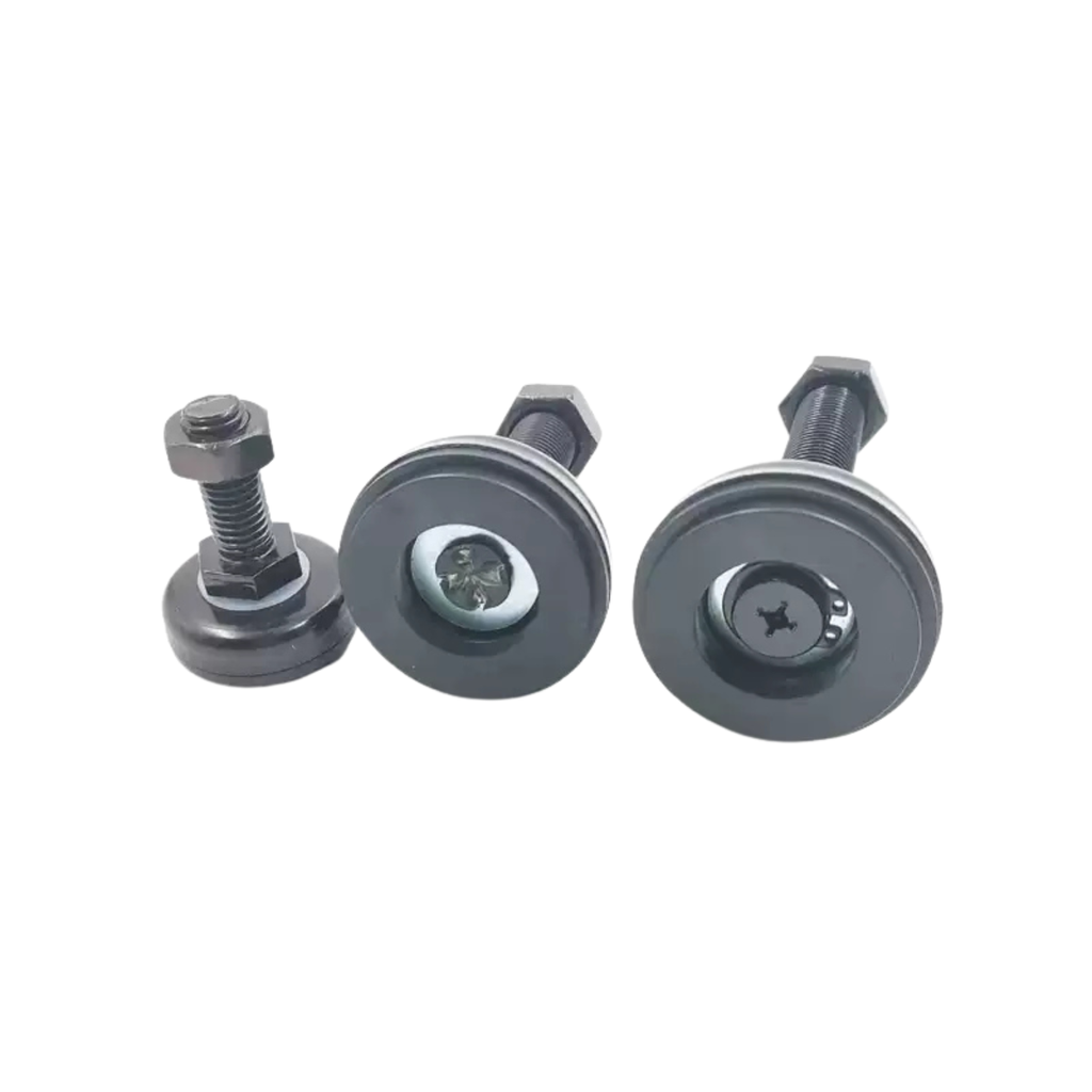 Chân Đế Phẳng Mạ Điện Màu Đen Giảm Chấn D40/ D50