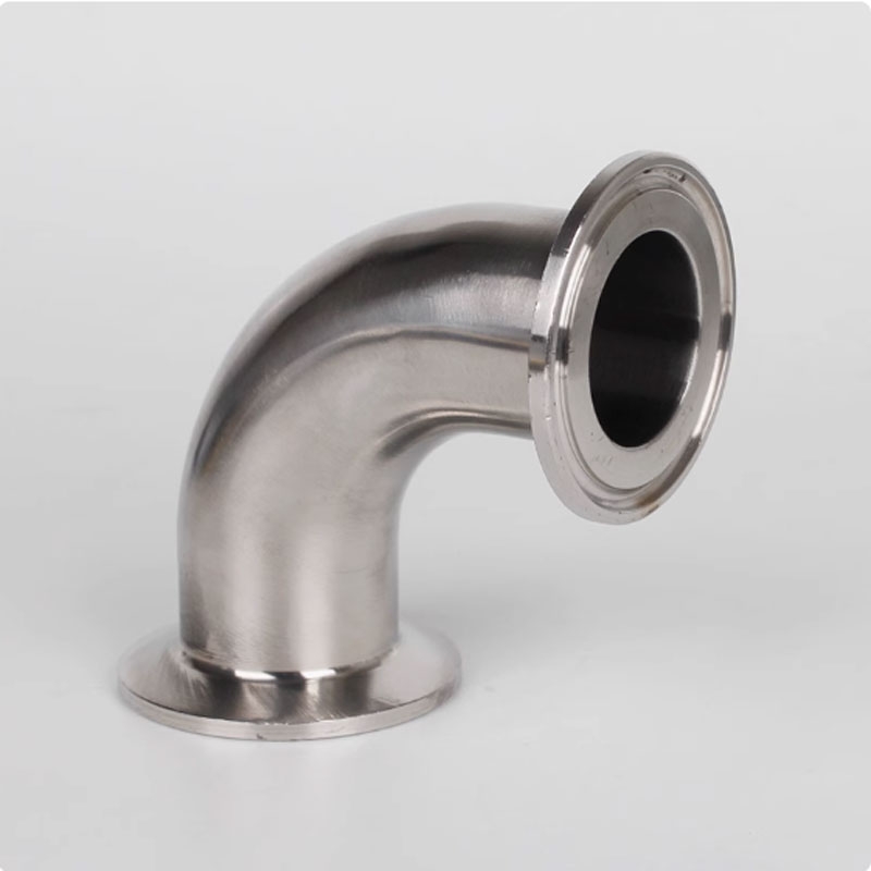 Cút góc inox tháo lắp nhanh kiểu clam kẹp