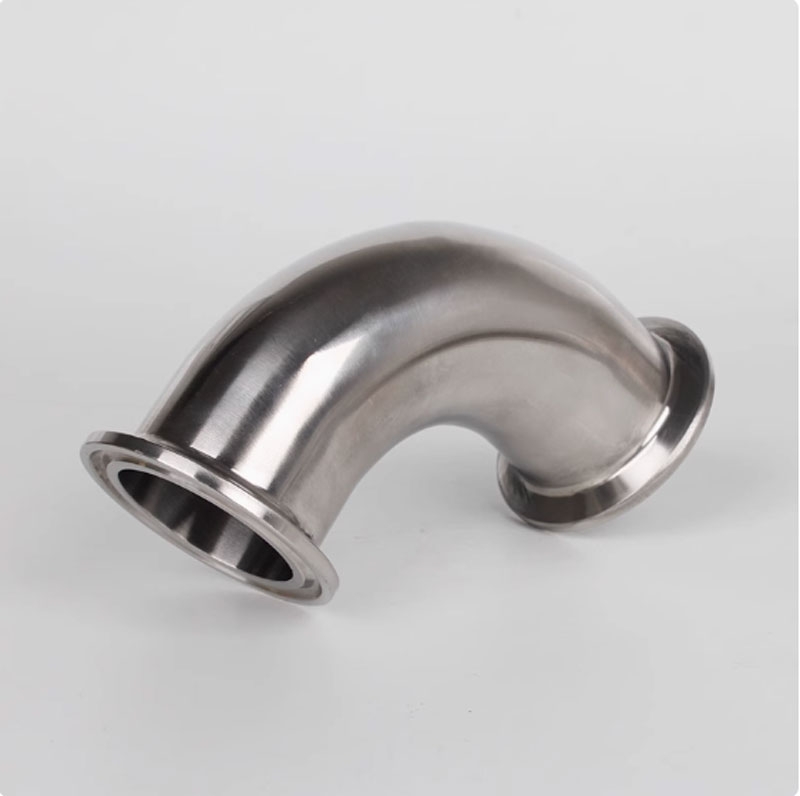 Cút góc inox tháo lắp nhanh kiểu clam kẹp