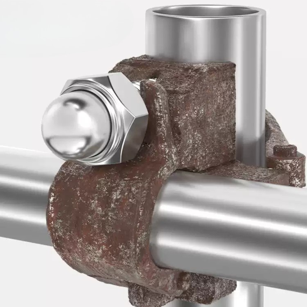 Đai ốc tự khóa bằng nylon thép không gỉ 304 DIN986