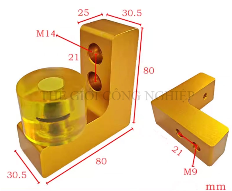 Đầu chặn giảm chấn hành trình CNC – Giới hạn hành trình máy điêu khắc, gỗ đá, chống va đập, thép chịu lực
