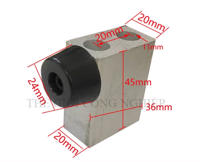 Đầu chặn giảm chấn hành trình CNC – Giới hạn hành trình máy điêu khắc, gỗ đá, chống va đập, thép chịu lực