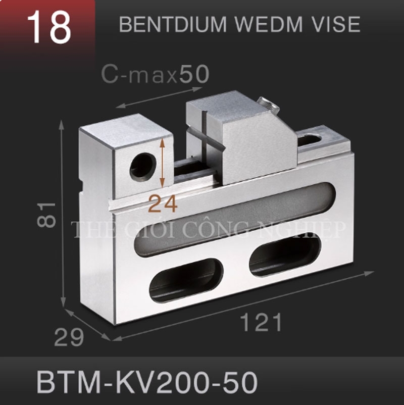 Ê-tô kẹp phôi cắt dây CNC – Đồ gá chậm, phụ kiện máy cắt dây, ê-tô phẳng inox độ chính xác cao