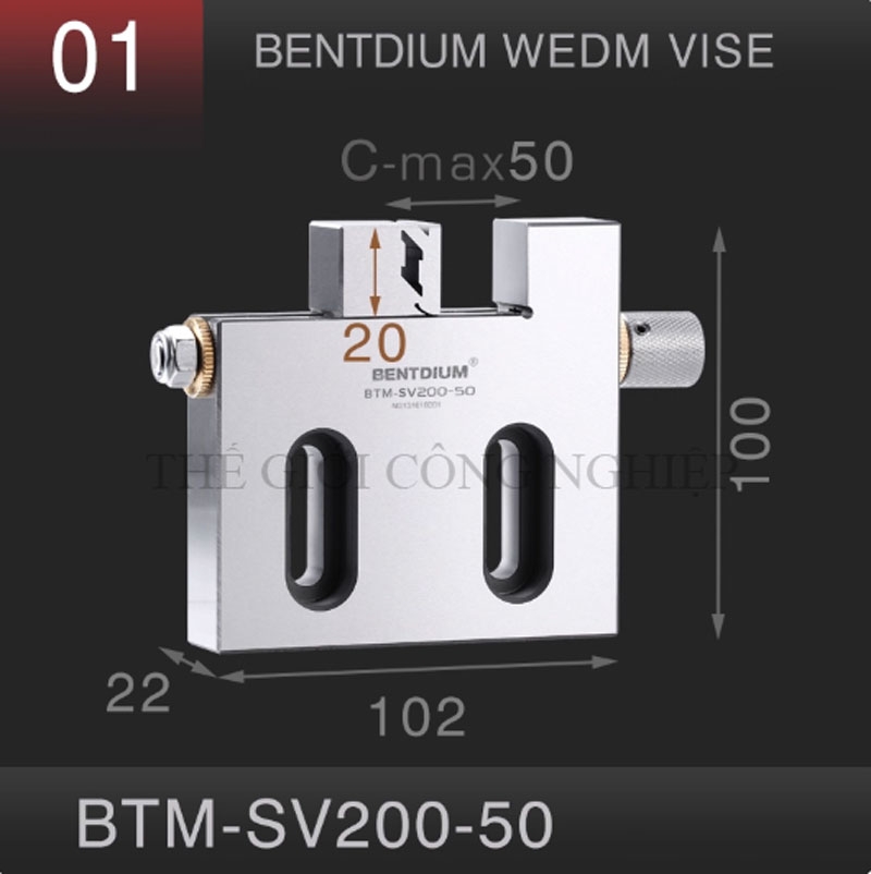 Ê-tô kẹp phôi cắt dây CNC – Đồ gá chậm, phụ kiện máy cắt dây, ê-tô phẳng inox độ chính xác cao