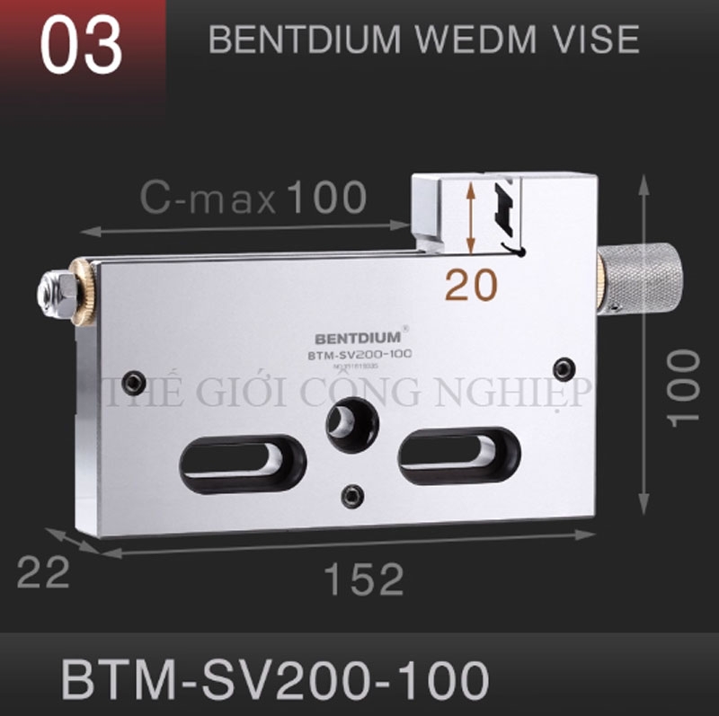Ê-tô kẹp phôi cắt dây CNC – Đồ gá chậm, phụ kiện máy cắt dây, ê-tô phẳng inox độ chính xác cao