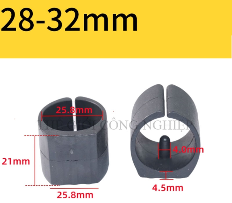 Kẹp nhựa chữ U cố định chân ghế hội nghị – Kẹp ống thép