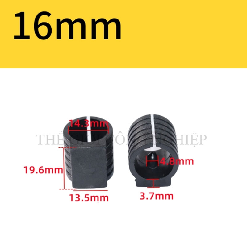 Kẹp nhựa chữ U cố định chân ghế hội nghị – Kẹp ống thép