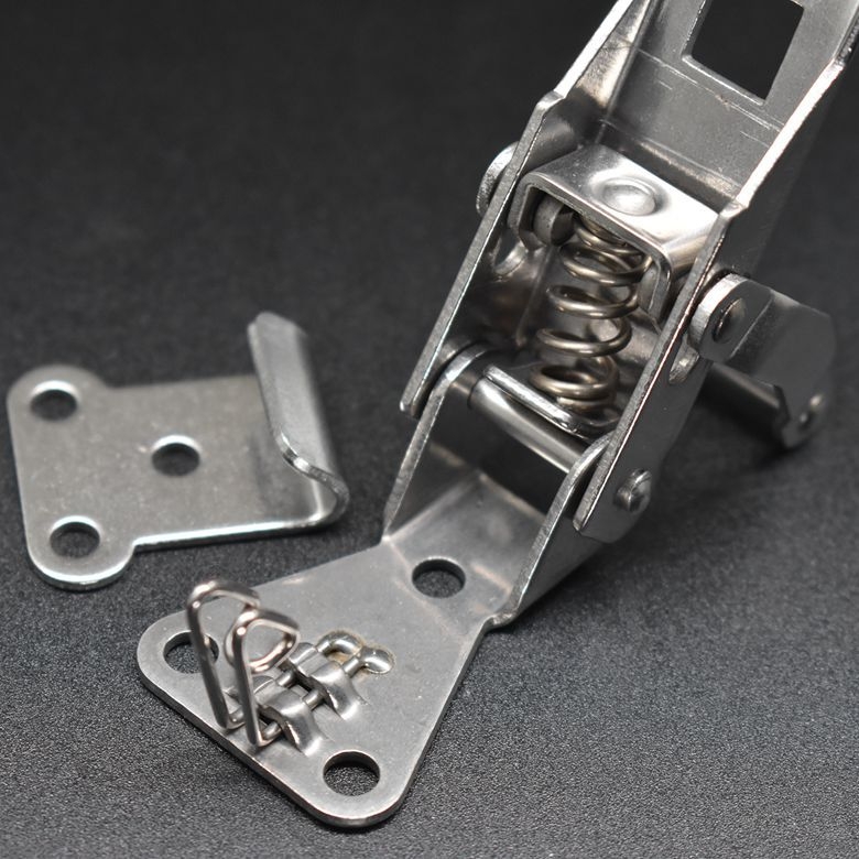 Khóa Cài Có Chốt Tự Khóa Inox 304