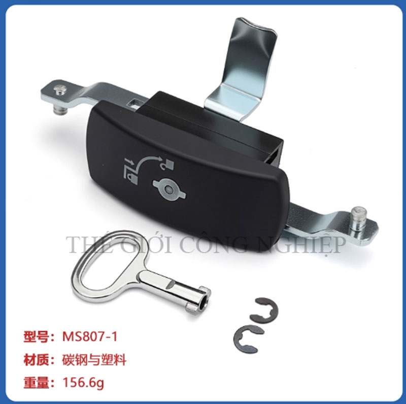 Khóa tủ điện GGD 807 – Khóa tay gạt liên động, dùng cho tủ điện vỏ sắt, tủ phân phối điện.
