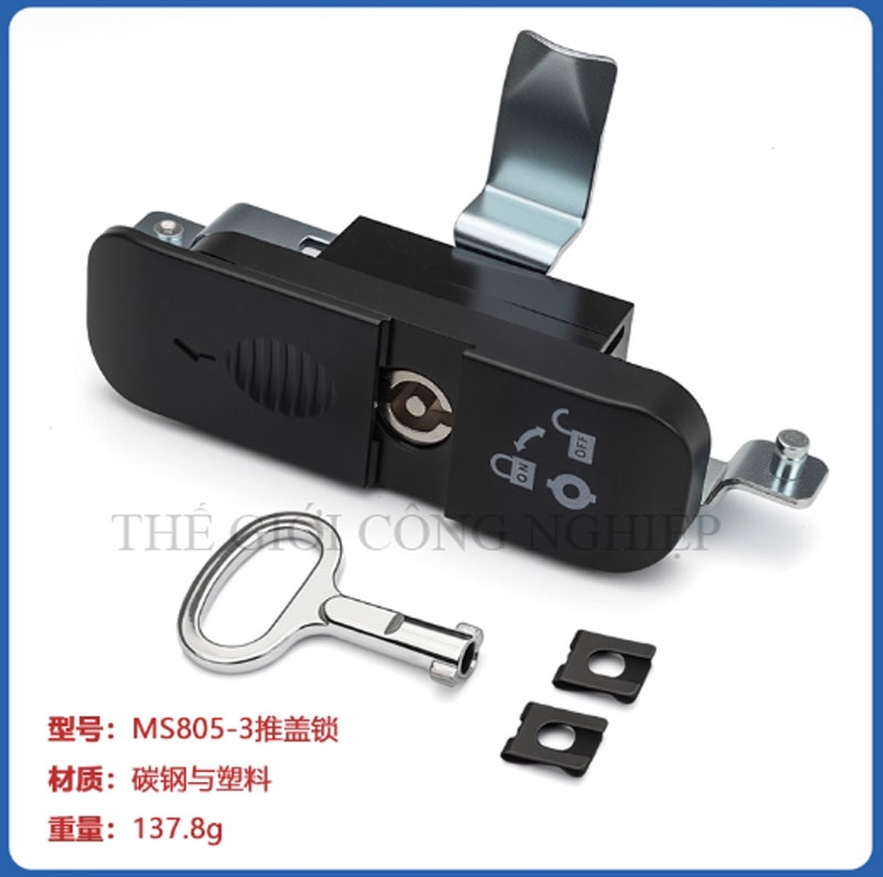 Khóa tủ điện GGD 807 – Khóa tay gạt liên động, dùng cho tủ điện vỏ sắt, tủ phân phối điện.