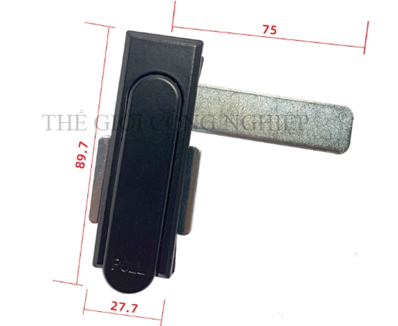 Khóa tủ điện MS717-1 | Khóa phẳng cửa tủ, khóa tủ phân phối, khóa cơ khí
