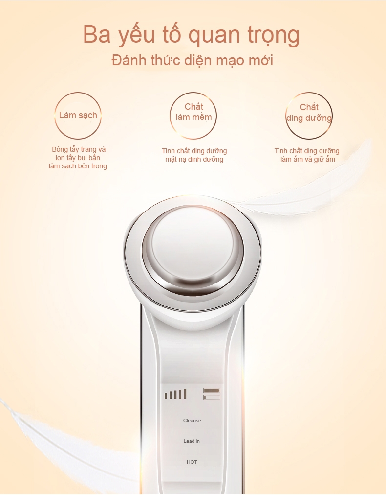 Máy massage làm sạch sâu da mặt K-SKIN, giúp săn chắc, trẻ hóa và tăng cường hấp thụ dưỡng chất KD9960