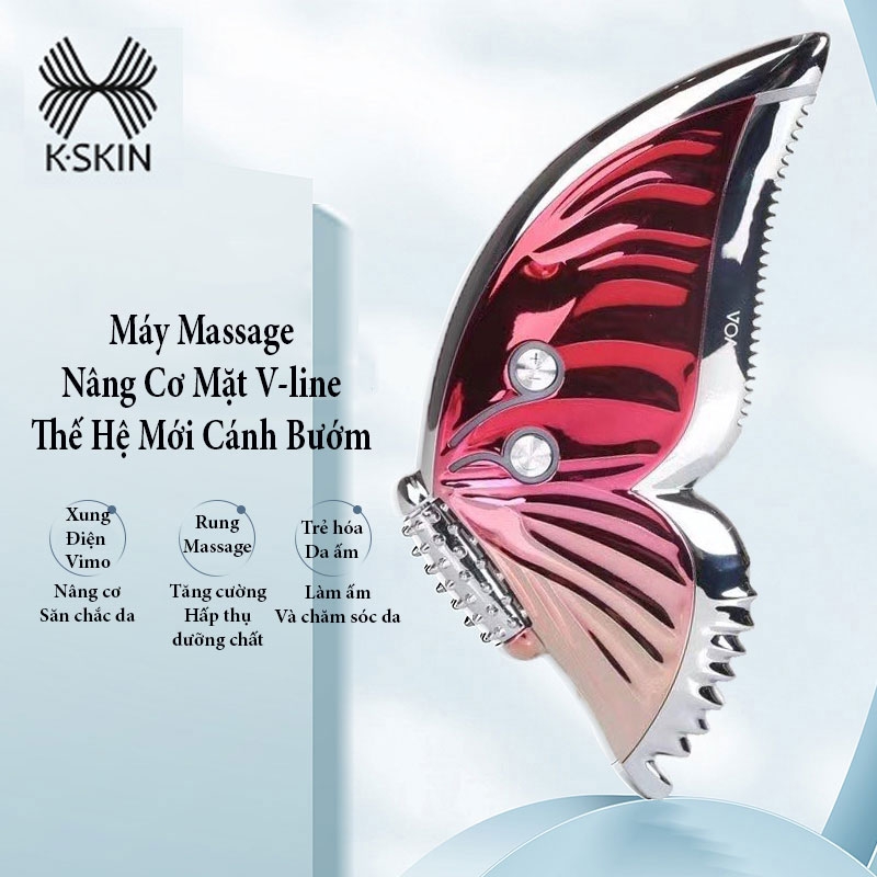 Máy massage nâng cơ mặt V line K-SKIN thế hệ mới cánh bướm KD887