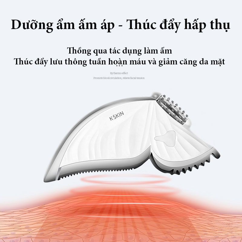 Máy massage nâng cơ mặt V line K-SKIN thế hệ mới cánh bướm KD887
