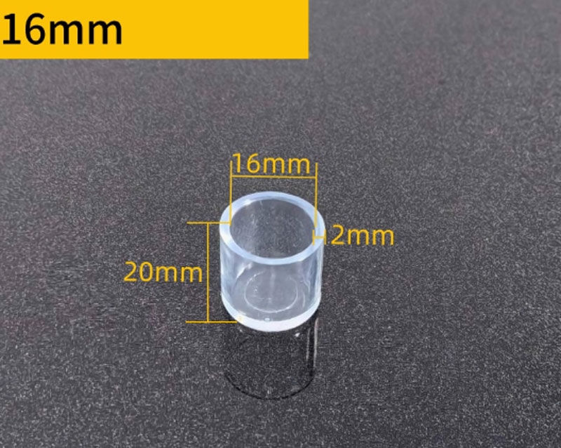 Nút bịt đầu ống vuông PVC trong suốt – Nắp chụp chân bàn ghế, ống sắt
