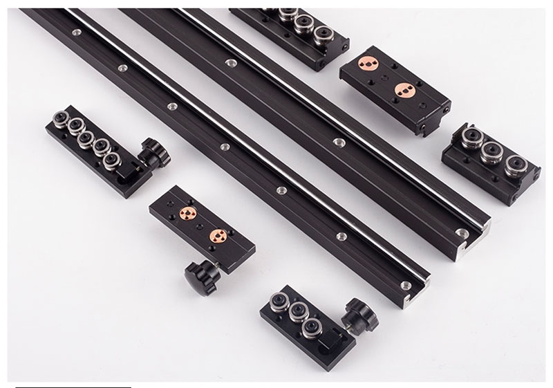 Thanh trượt con trượt trục kép SGR SGB Bản Màu Đen