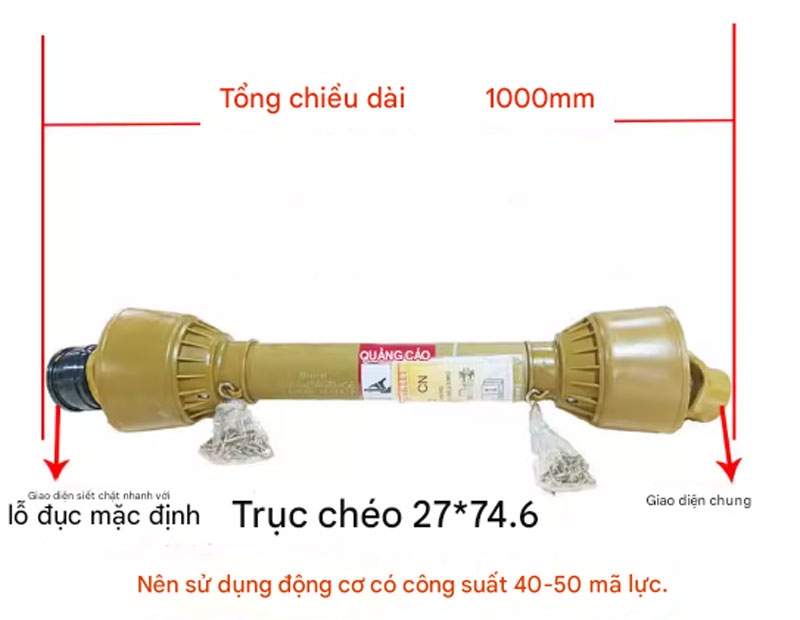 Trục các đăng máy nông nghiệp – 20–200HP