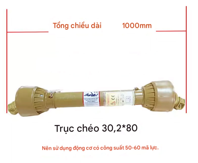 Trục các đăng máy nông nghiệp – 20–200HP
