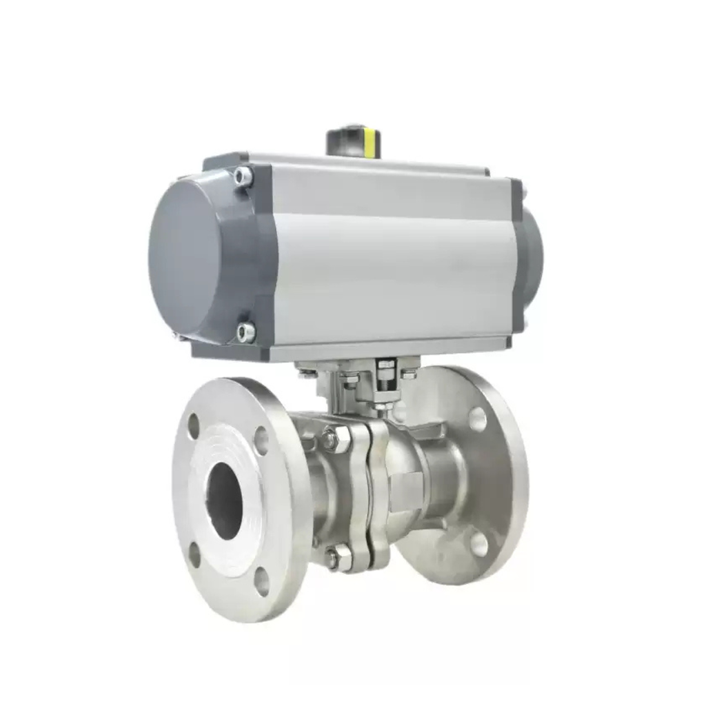 Van Bi Khí Nén Tác Động Đơn Bằng Thép Không Gỉ Q641F Kiểu O