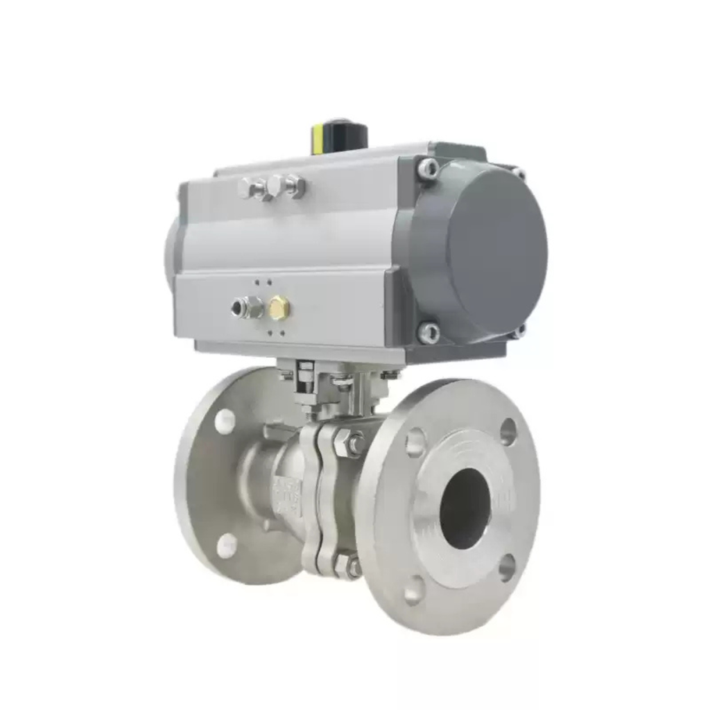 Van Bi Khí Nén Tác Động Đơn Bằng Thép Không Gỉ Q641F Kiểu O