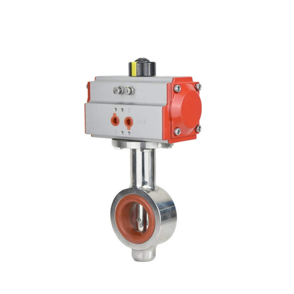 Van Bướm Khí Nén Kiểu Hàm Bằng Thép Không Gỉ D671X-10P