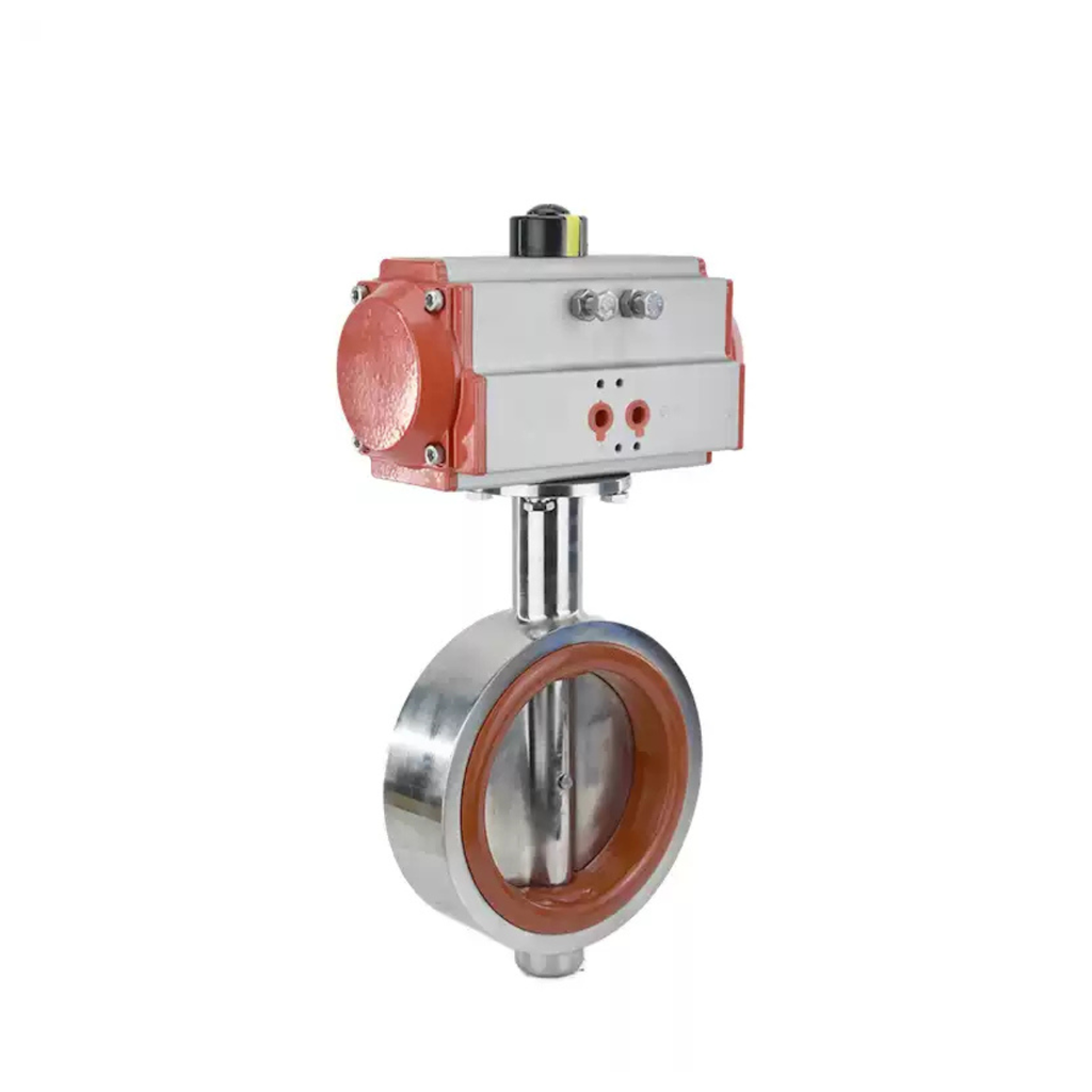 Van Bướm Khí Nén Kiểu Hàm Bằng Thép Không Gỉ D671X-10P