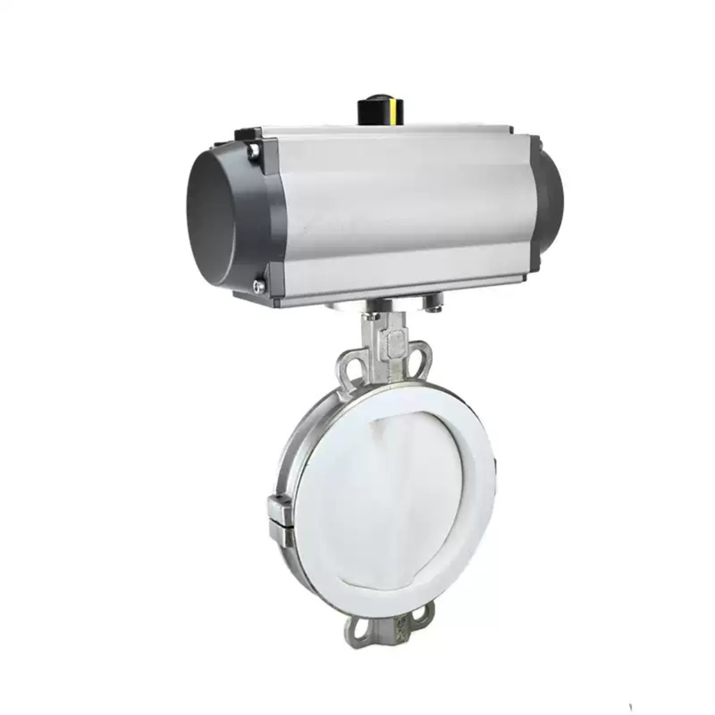 Van Bướm Khí Nén Lót PTFE D671F4-16P