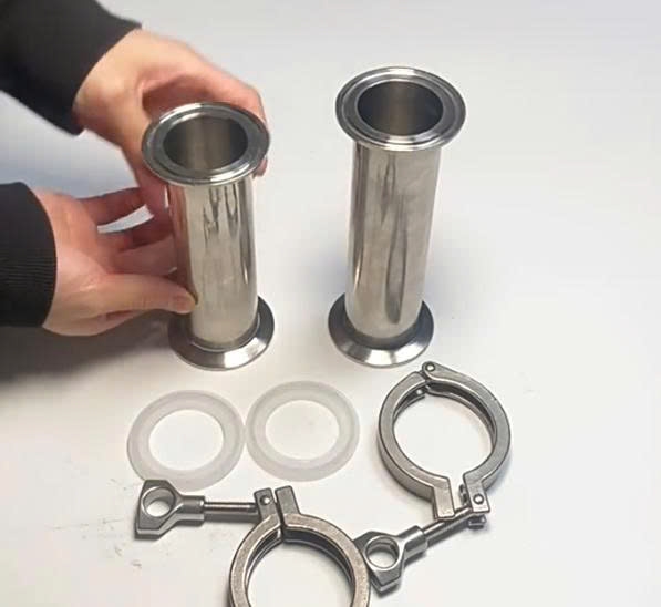 Ống Inox 304 Nối Thẳng Đầu Kẹp Tháo Lắp Nhanh