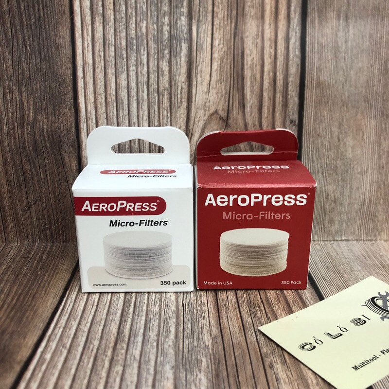 [CỔ LỖ SĨ] AEROPRESS PAPER COFFEE FILTERS 350 PCS TẤM LỌC CAFE