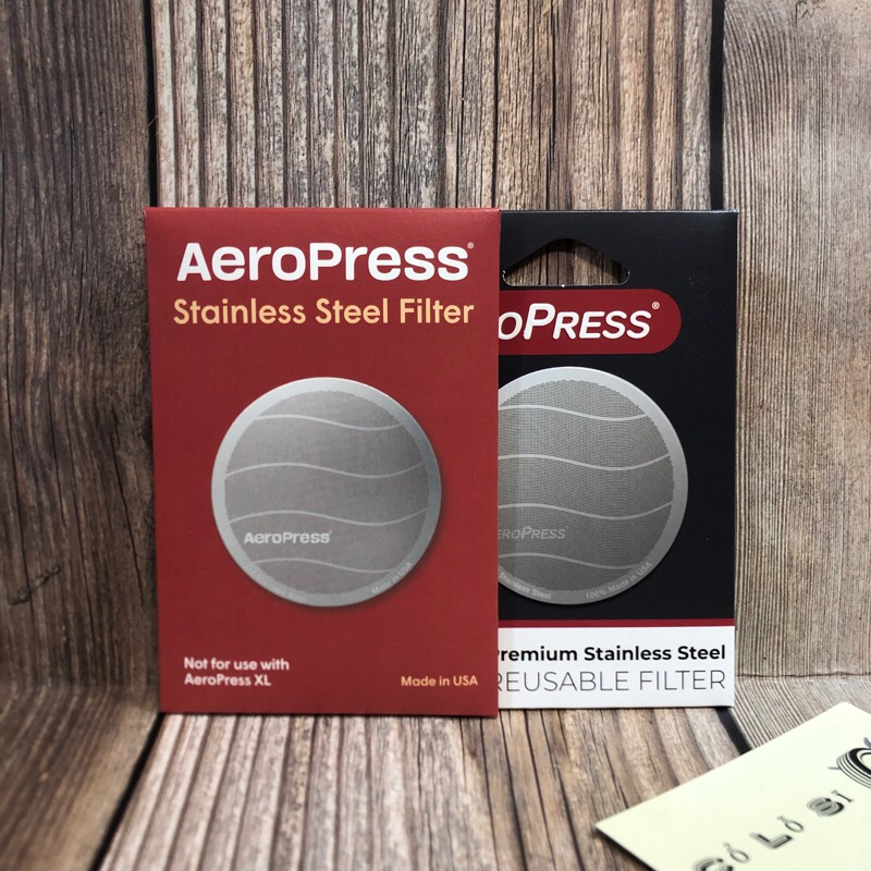 [CỔ LỖ SĨ] AEROPRESS STAINLESS STEEL REUSABLE FILTER TẤM LỌC BẰNG SẮT [Hàng chuẩn, madeinUSA]