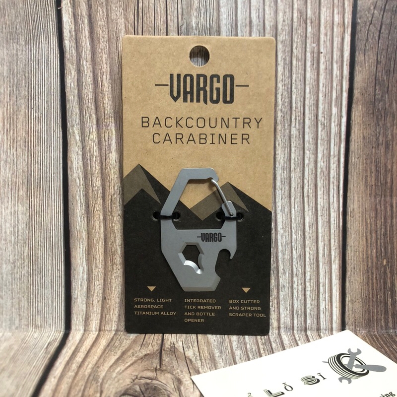 [CỔ LỖ SĨ] VARGO TITANIUM CARABINER MÓC KHOÁ ĐA NĂNG