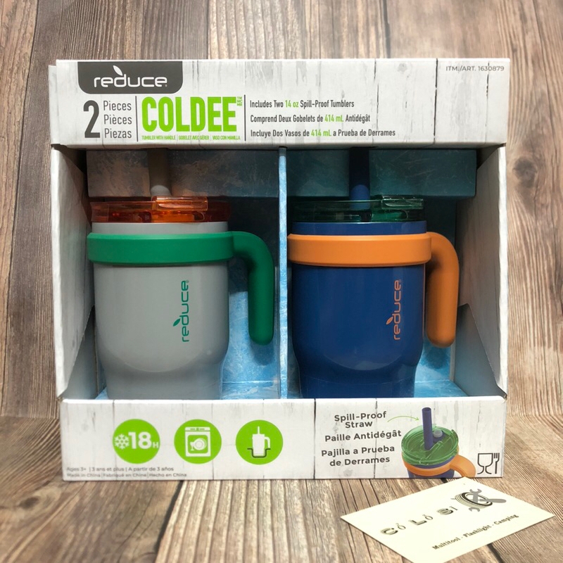 [CỔ LỖ SĨ] REDUCE COLDEE TUMBLER HANDLE 14 OZ CỐC GIỮ NHIỆT [Hàngchuẩn, shipUS]