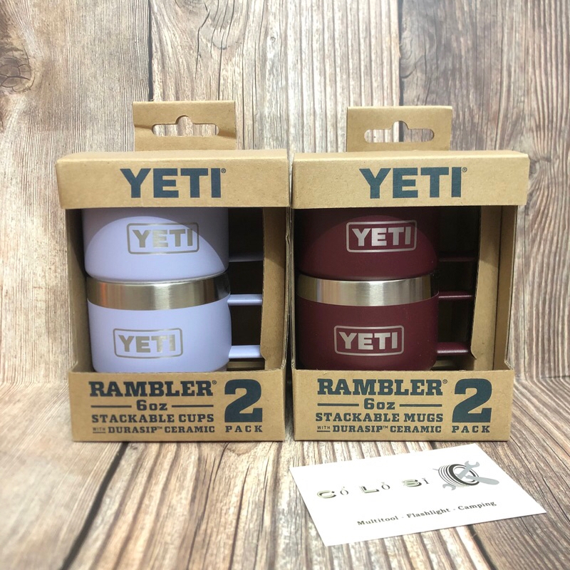 [CỔ LỖ SĨ] YETI RAMBLER ESPRESSO CUP  6 OZ - PACK 2 CỐC GIỮ NHIỆT [Hàng chuẩn, shipUS]
