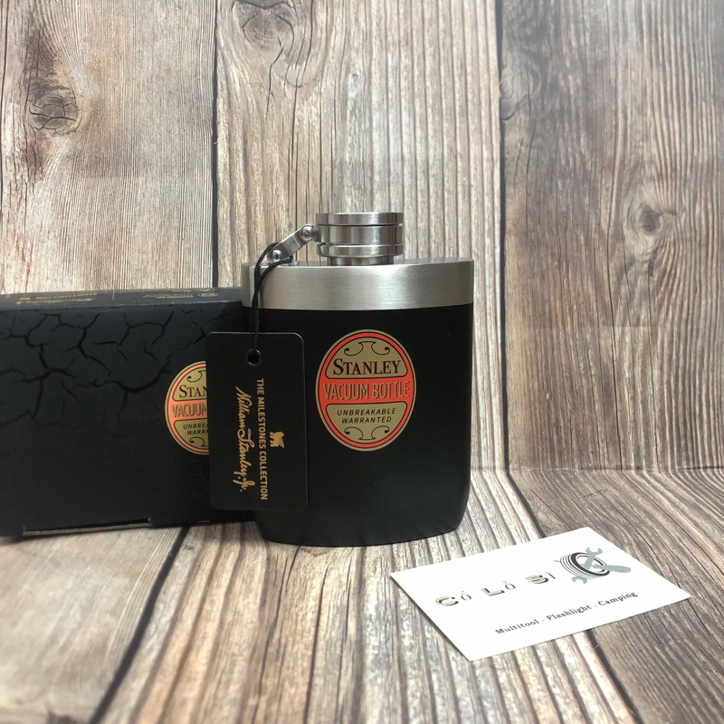 [CỔ LỖ SĨ] STANLEY UNBREAKABLE HIT FLASK 8OZ BÌNH [Hàng chuẩn, nhậpUS]