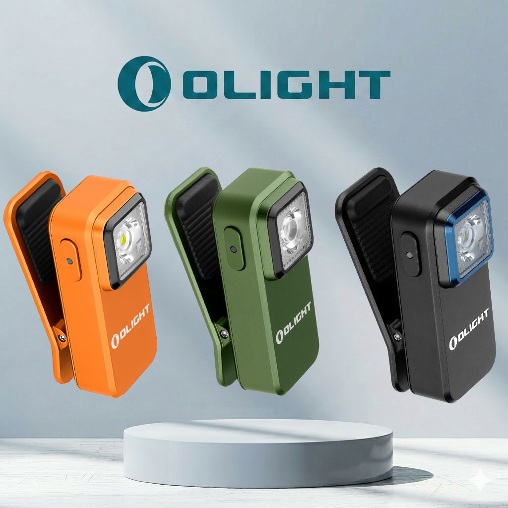 OLIGHT OCLIP Clip Light with White and Red Light ĐÈN PIN