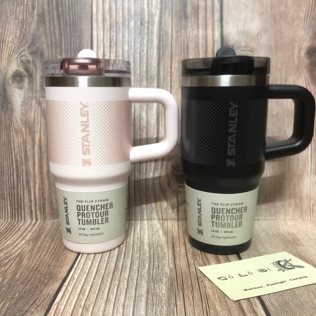 Stanley Quencher ProTour Flip Straw 14oz Cốc Giữ Nhiệt ,Nắp Chống Tràn, Giữ Lạnh 8H, Đá 30H, Có Ống Hút & Tay Cầm
