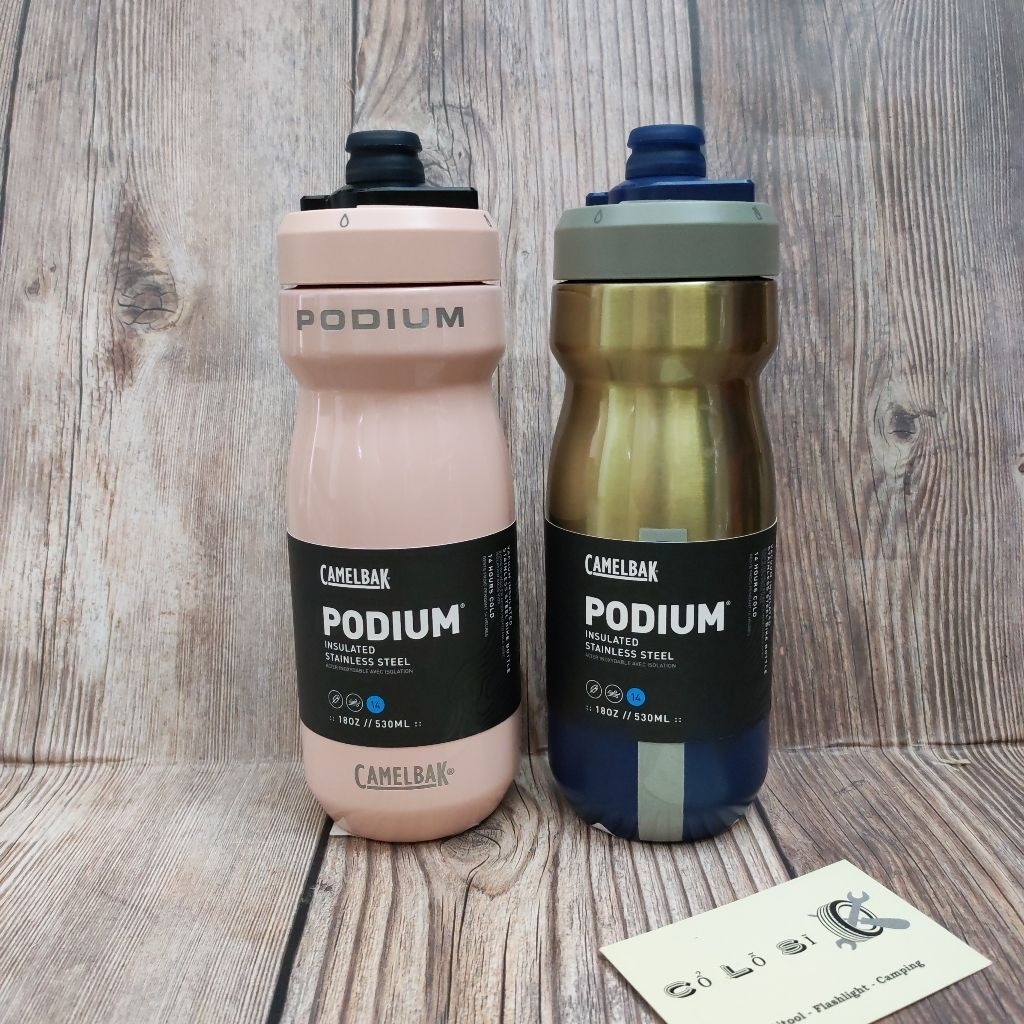 Bình giữ nhiệt xe đạp CamelBak Podium Steel Vacuum Insulated 18oz (530ml)