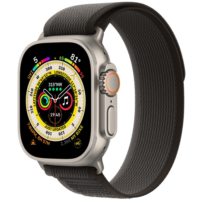 Apple Watch Ultra 49mm Titanium Case with Trail Loop Mới - Apple Chính Hãng