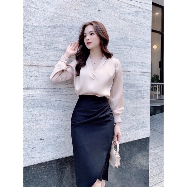 CHÂN VÁY BÚT CHÌ - PHONG CÁCH QUÝ CÔ SANG TRỌNG - Hafashion