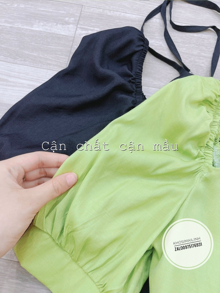 Váy cổ vuông hottrend màu xanh cốm siêu tôn da (Kèm ảnh thật) | Shopee Việt  Nam