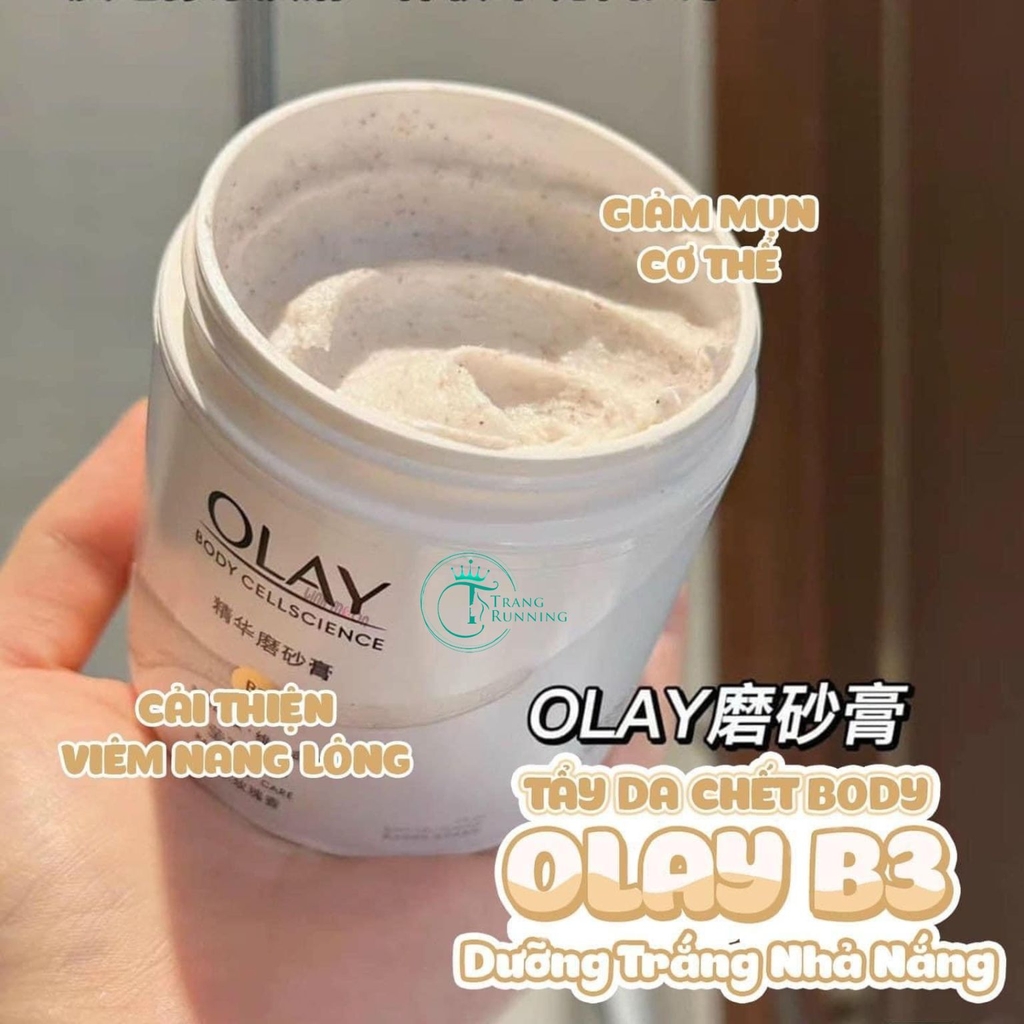 Tẩy da chết Olay Body Cellscience B3+Vitamin C