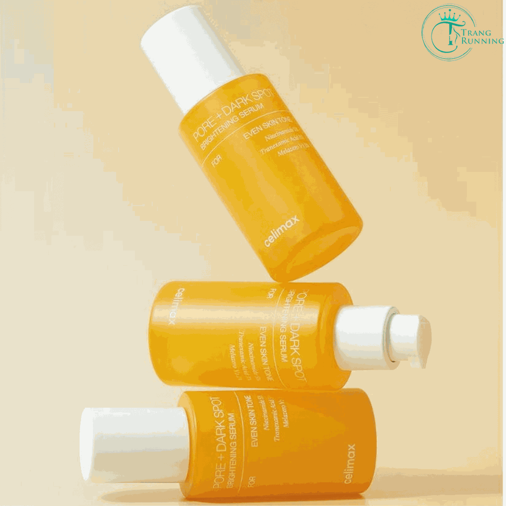 Serum dưỡng da trắng sáng se khít lỗ chân lông Celimax Pore+Dark Spot Brightening Seum 30ml [Trang Running]
