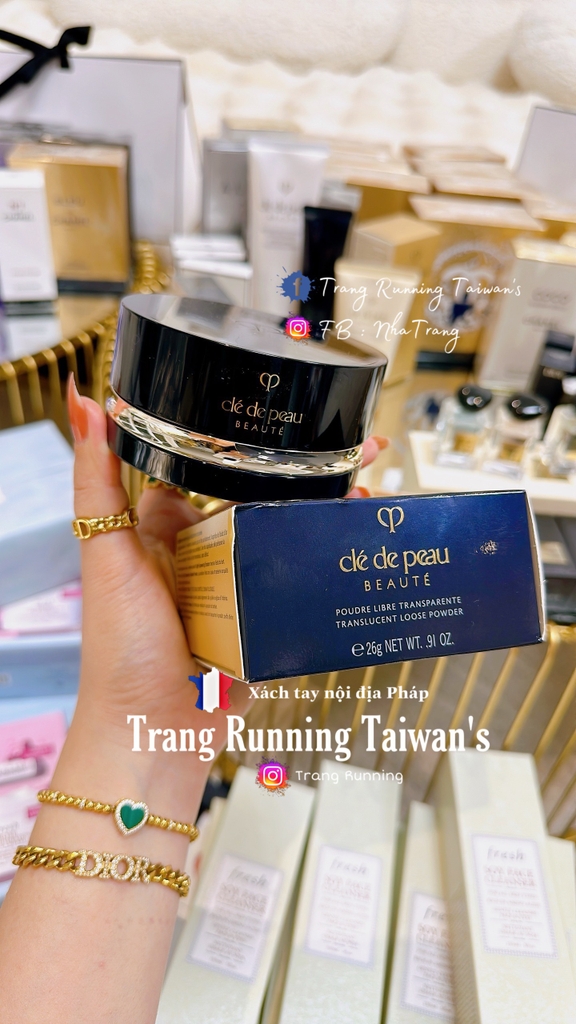 Phấn phủ dạng bột Clé De Peau Beauté Translucent Loose Powder New (1 Light)