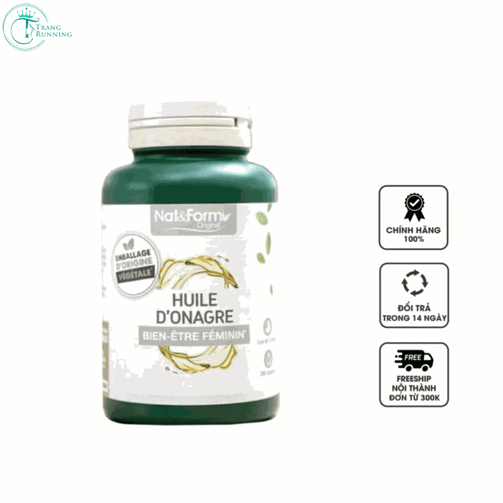 [Pháp] Viên uống tinh dầu hoa anh thảo lưu ly Nat&Form