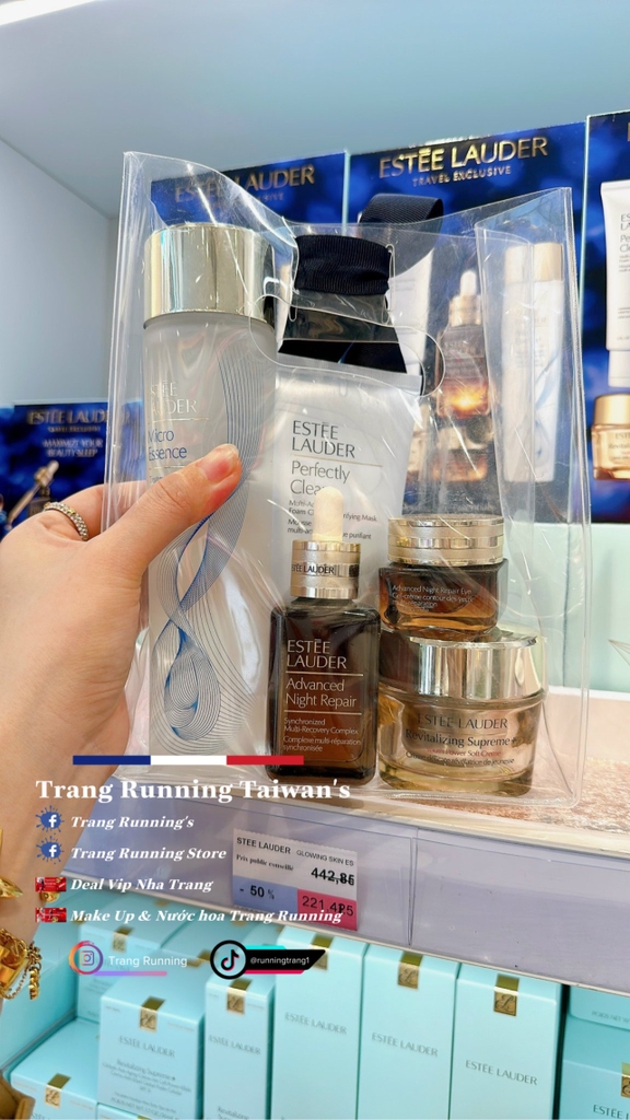 Set Phục Hồi Da FULLSIZE - Estee Lauder 5 Sản Phẩm [TẶNG NGAY SET 2 món TRẮNG DA MINI 15ml ]