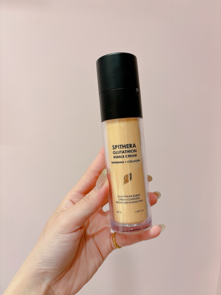 Kem dưỡng trắng mờ nám, giảm nhăn Spithera Glutathione sủi bọt khí